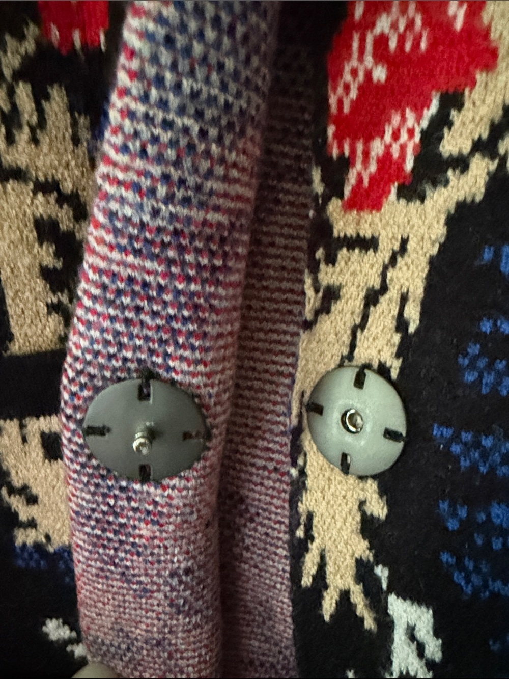 Pilcro Anthropologie Floral Knit Snap-Front Jacket Cardigan - Picture 2 of 10